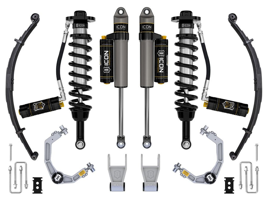2021-2024 Ford F-150 Tremor ICON, 2.5-3" Lift, Stage 4 Suspension System, Billet, CDCV, w/Leaf Packs