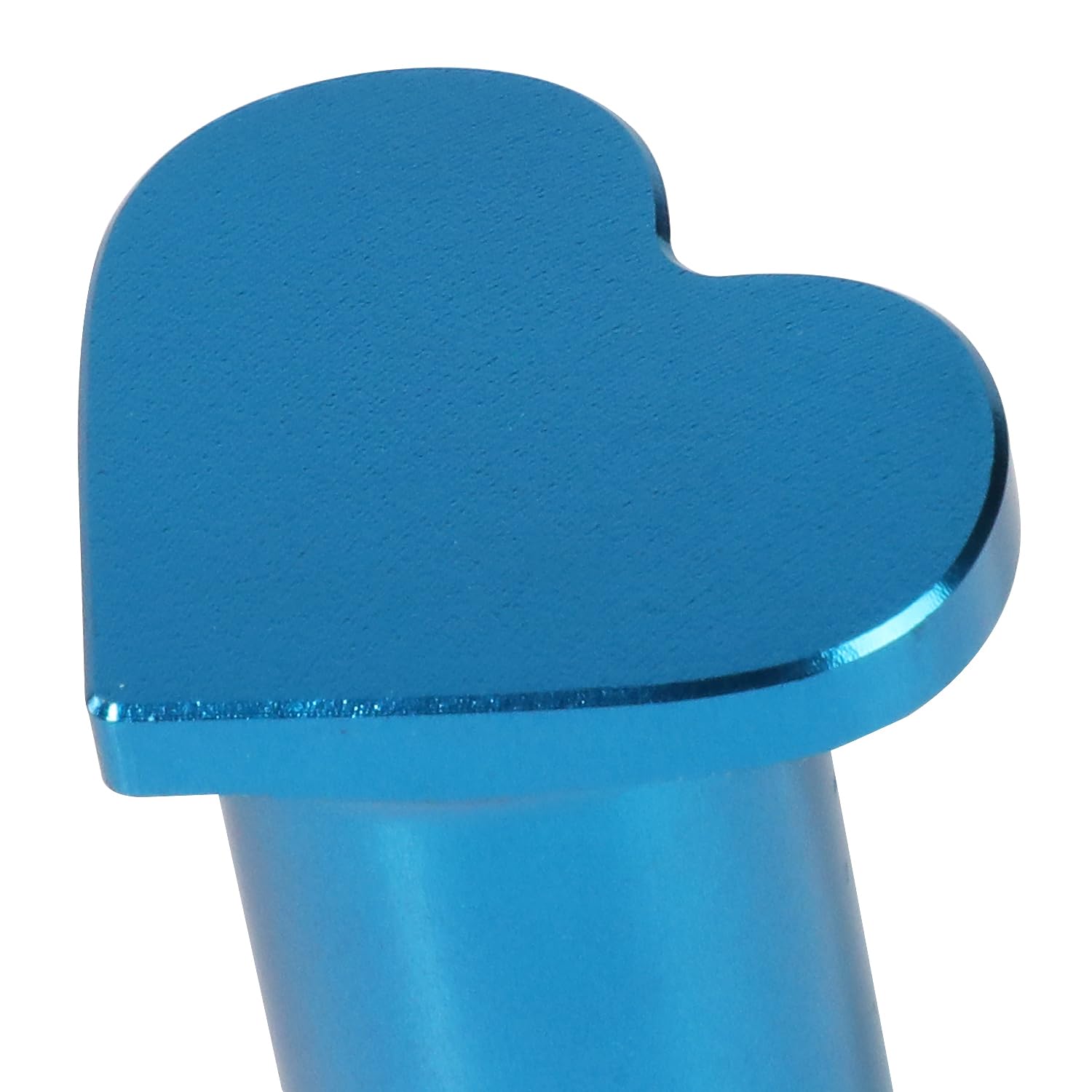 NRG Innovations 6061 Aluminum NRG-DB-H001BL Heart E-Brake Drift Button, Hand Brake Lever Button Compatible with Nissan S13/S14/S15, Blue