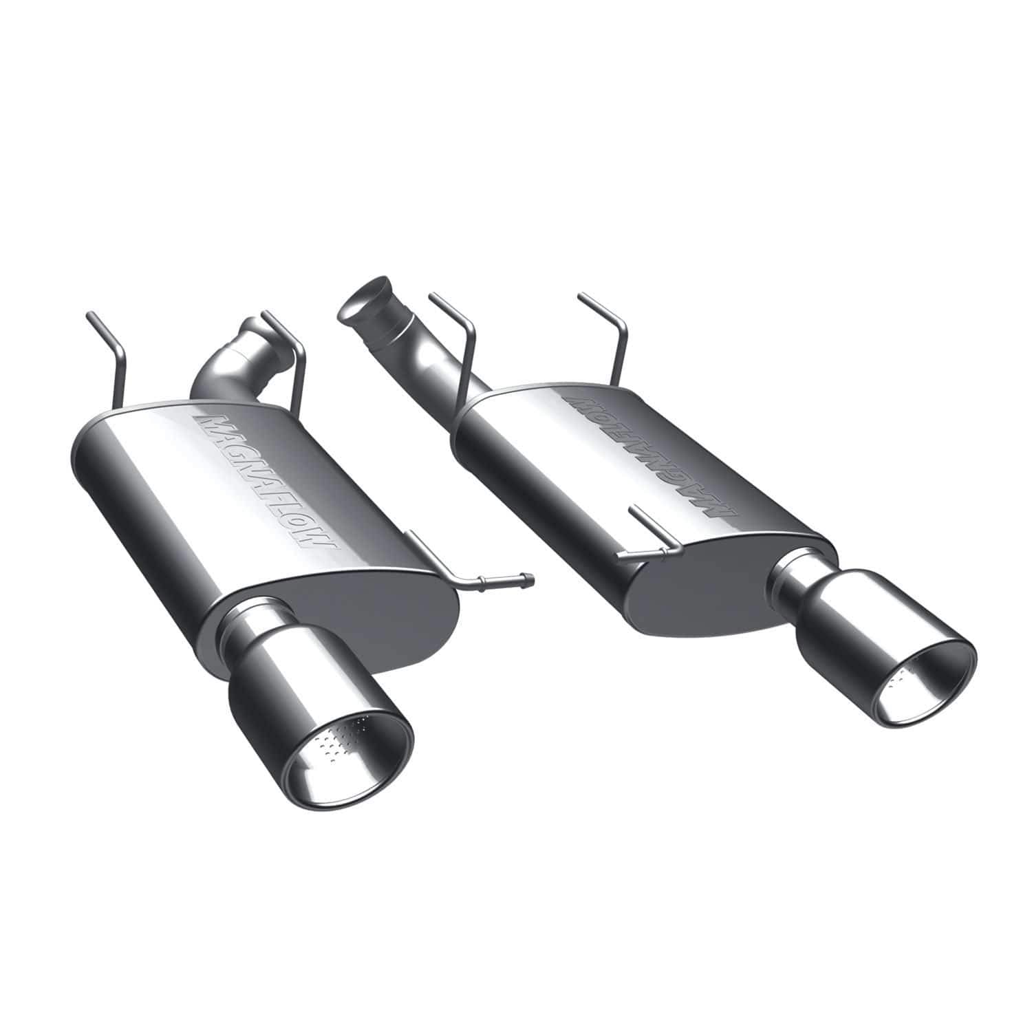 Axle-Back MagnaFlow Performance Exhaust System 15595: Street Series, For 2011-2012 Ford Mustang
