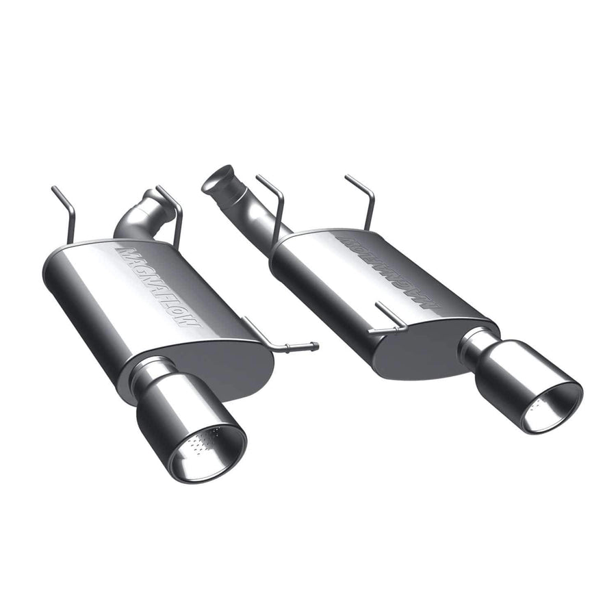 Axle-Back MagnaFlow Performance Exhaust System 15595: Street Series, For 2011-2012 Ford Mustang