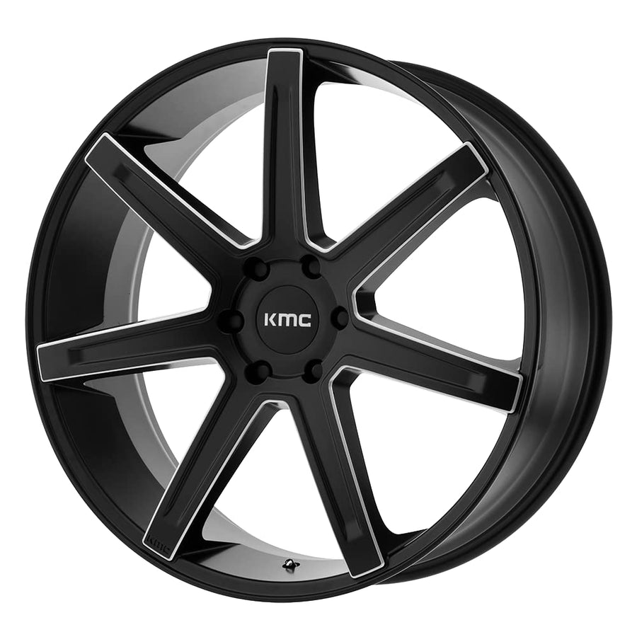 KMC Wheels 22X9.5 KM700 6X5.5 S-BLK MILL 38MM - KM70022968938