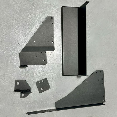 Rock Slide Engineering Bed Step Attachment Brackets Passenger Behind Rear Tire