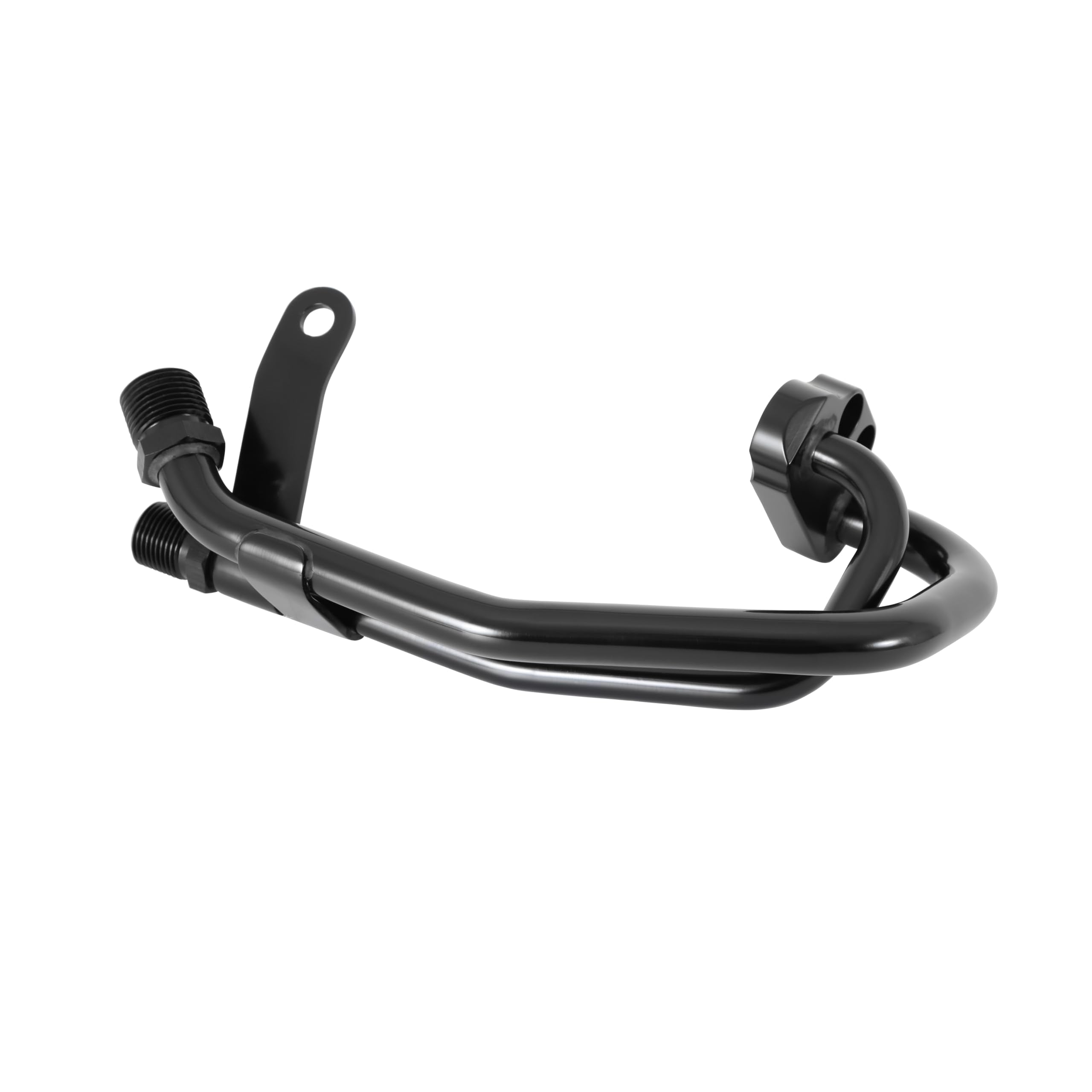 Holley A/C Line Adapter Manifold 97-443 - SD7 Compressor - Driver Side Exit