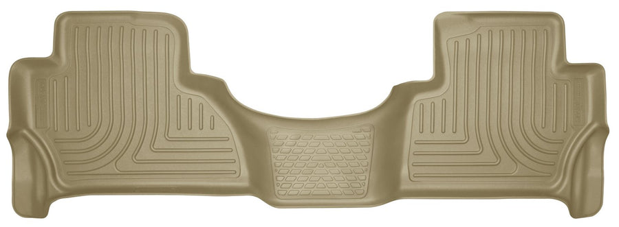 Weatherbeater Husky Liners Floor Mats | Fits 2015 - 2020 Cadillac Escalade | 2nd Row, 1-pc Tan - 14113