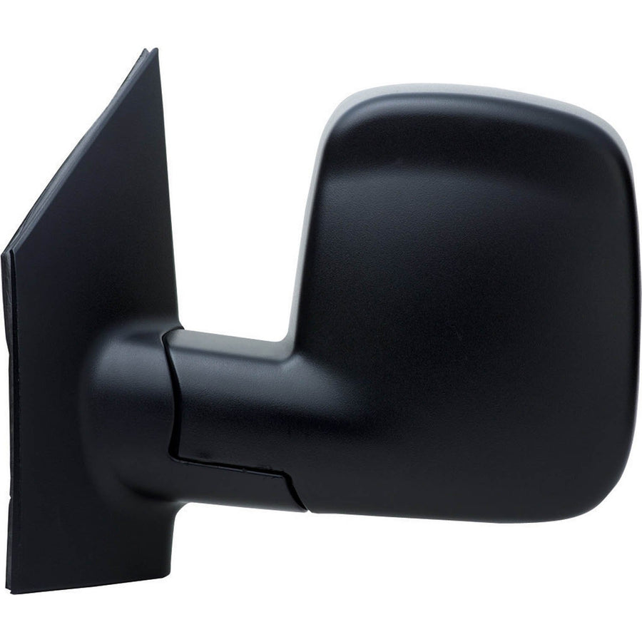 Driver Side Fit System Mirror for Chevrolet Express Full Size Van, GMC Savana Full Size Van, Textured Black, Dual Lens, Foldaway, Manual