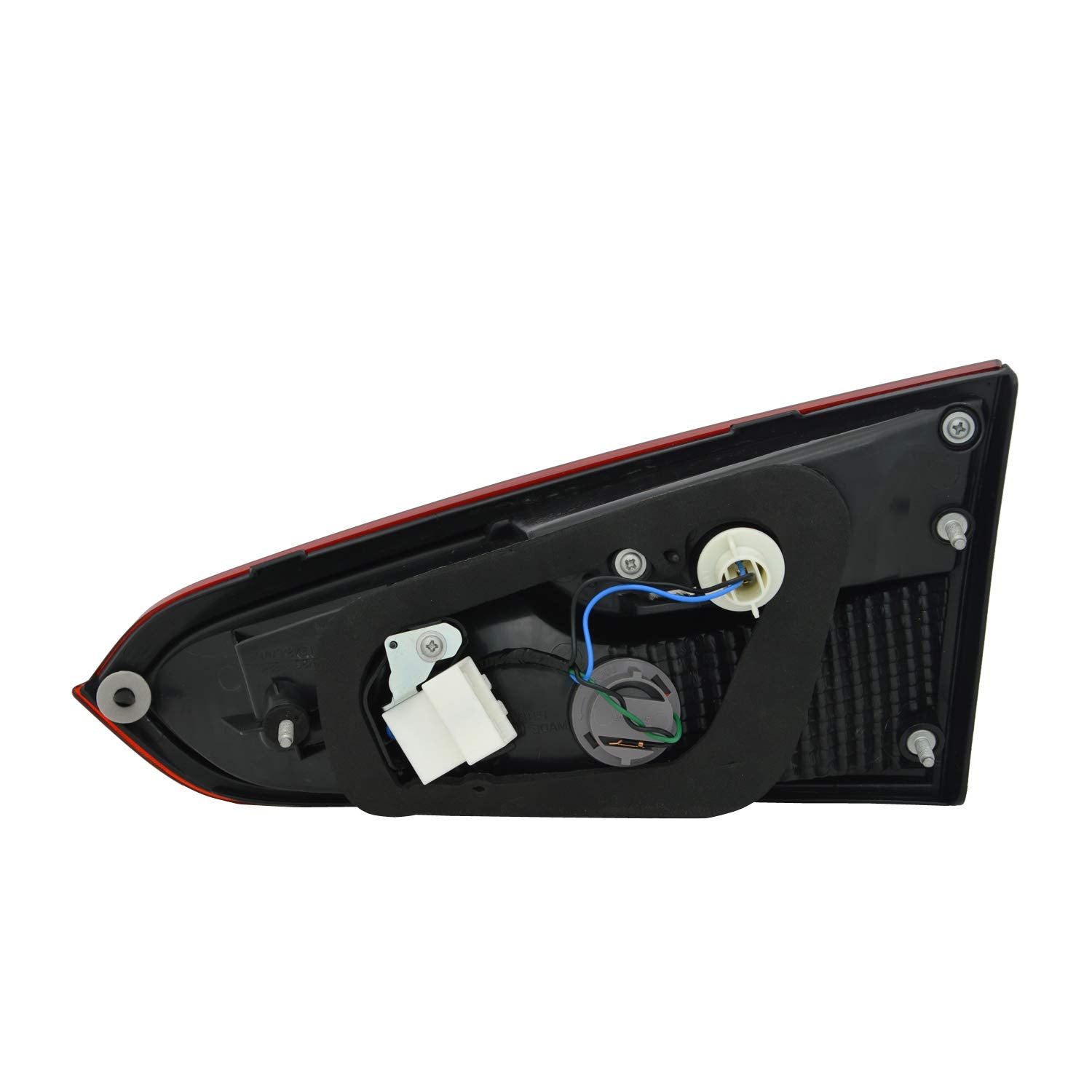 Left TYC Tail Light Assembly Compatible with 2014-2016 Kia Forte