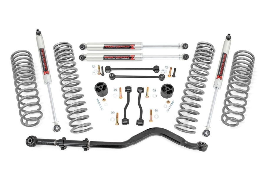 3.5" Rough Country Lift Kit with M1 Monotube Shocks for Jeep Gladiator JT (2020-2023) - Fits up to 37" Tires, Easy Bolt-on Installation