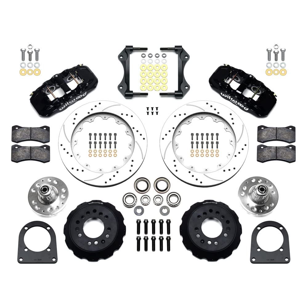 14.00" AERO6 Drill-Zinc Front Hub Kit