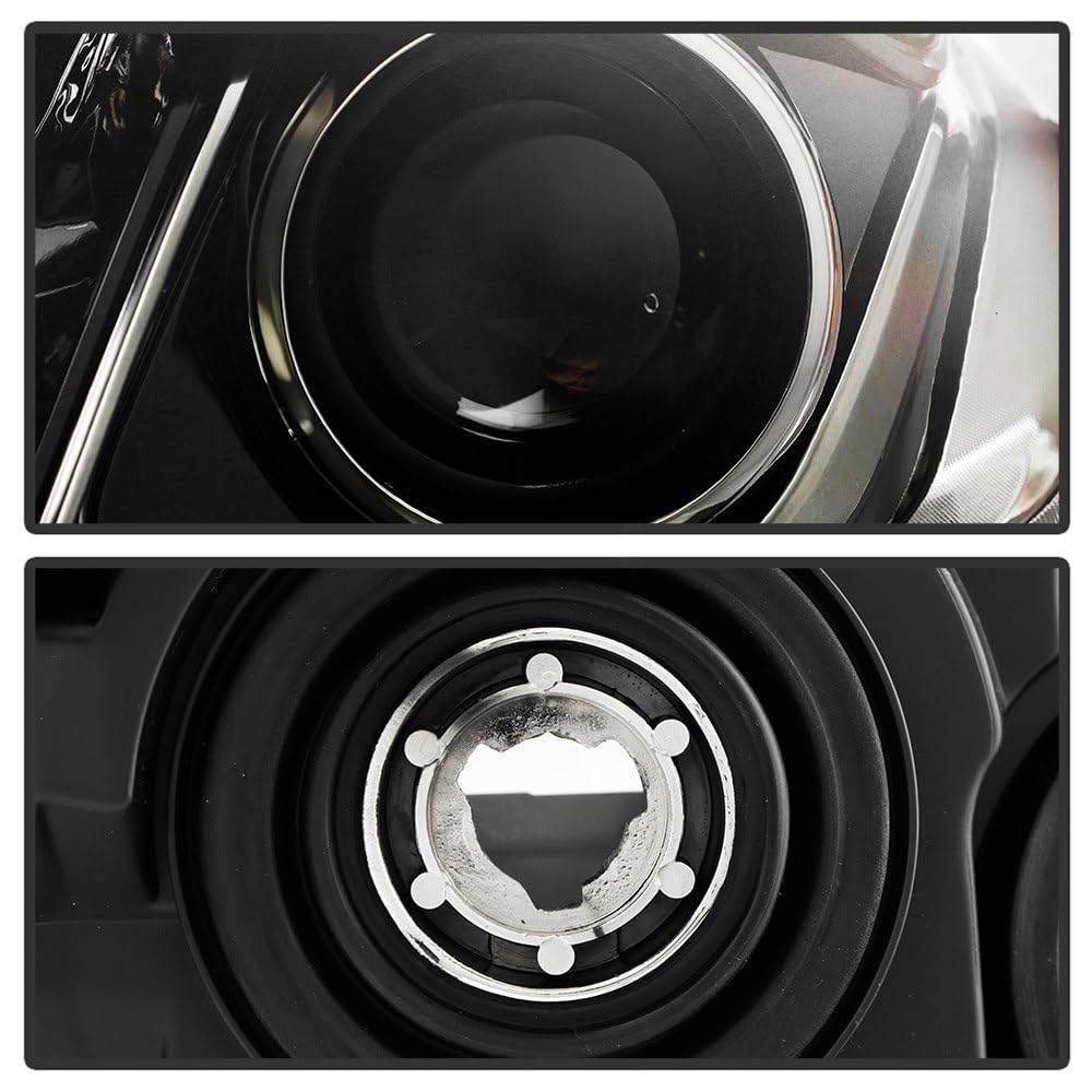 Toyota Sienna Spyder (OE) 15-19 (Fit 15-20) SE/XSE w/LED DRL Gun Metal Housing Projector Headlight - OE Left