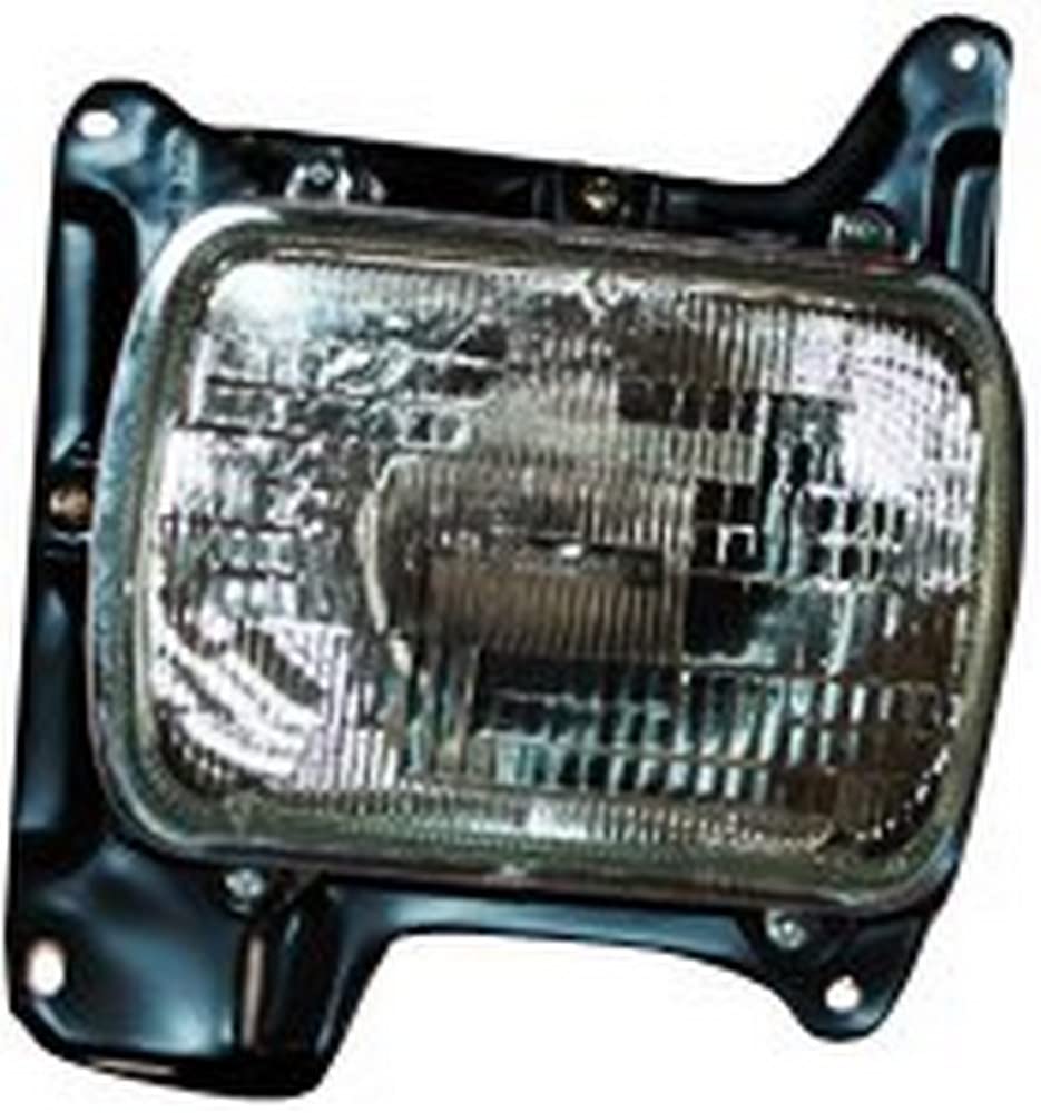 Right TYC Headlight Assembly Compatible with 1986-1997 Nissan Hardbody