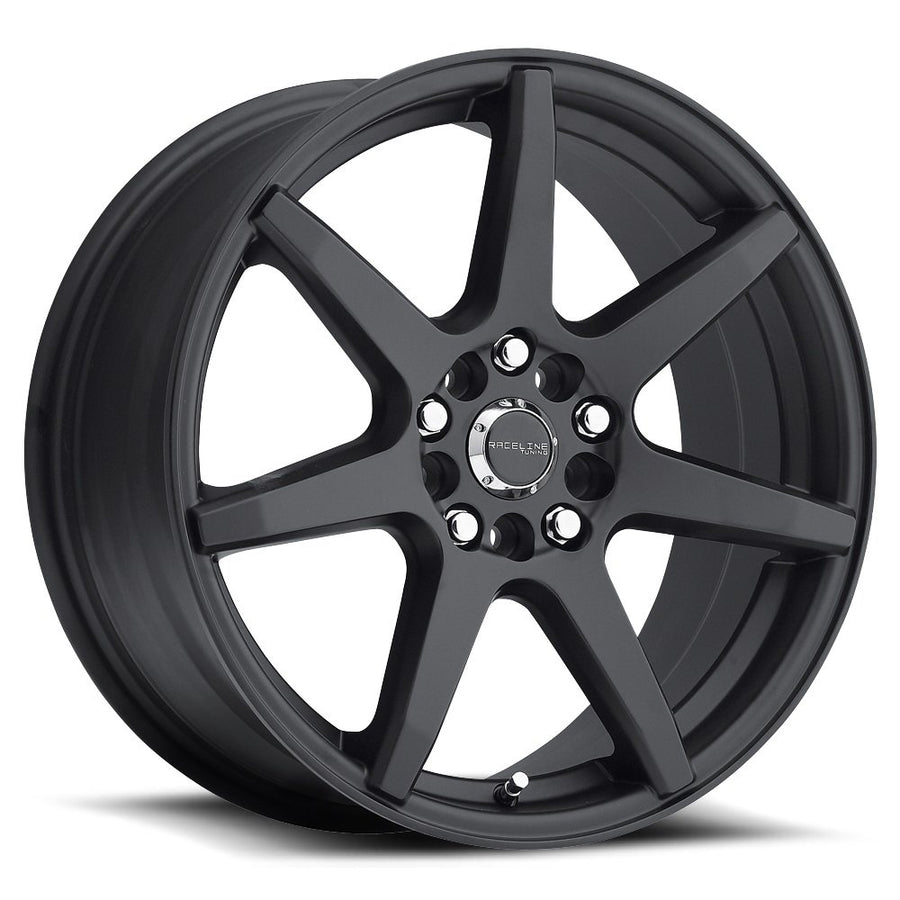 Raceline Evo Rims Black 16X7 4X100/4X108 +40mm