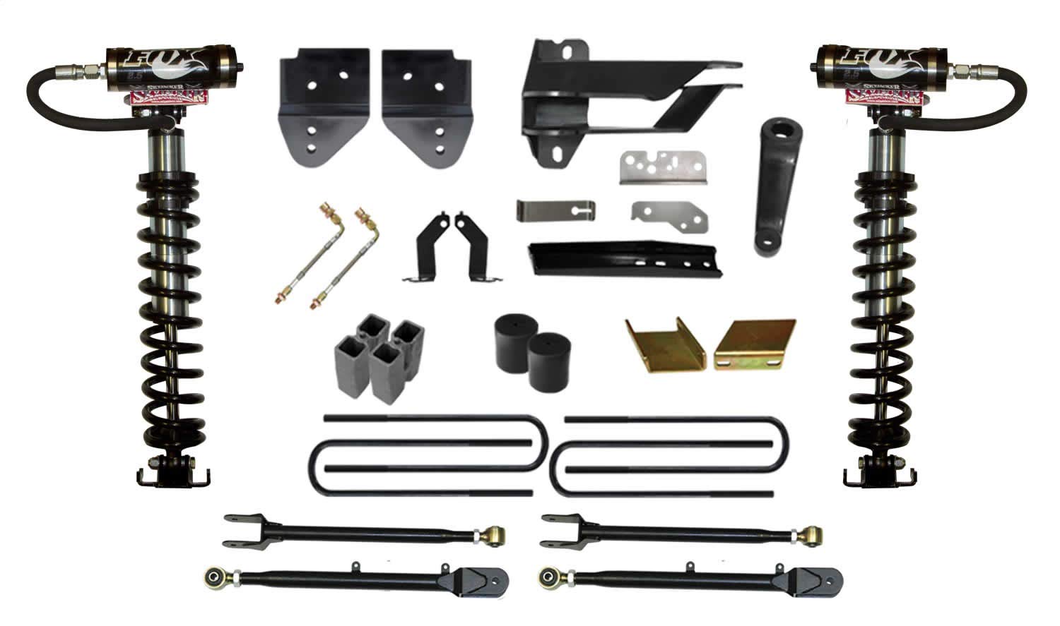 Skyjacker Suspension F17624LSK3 Lift Kit w/Shock 6 in. Class II 4-Link Syst