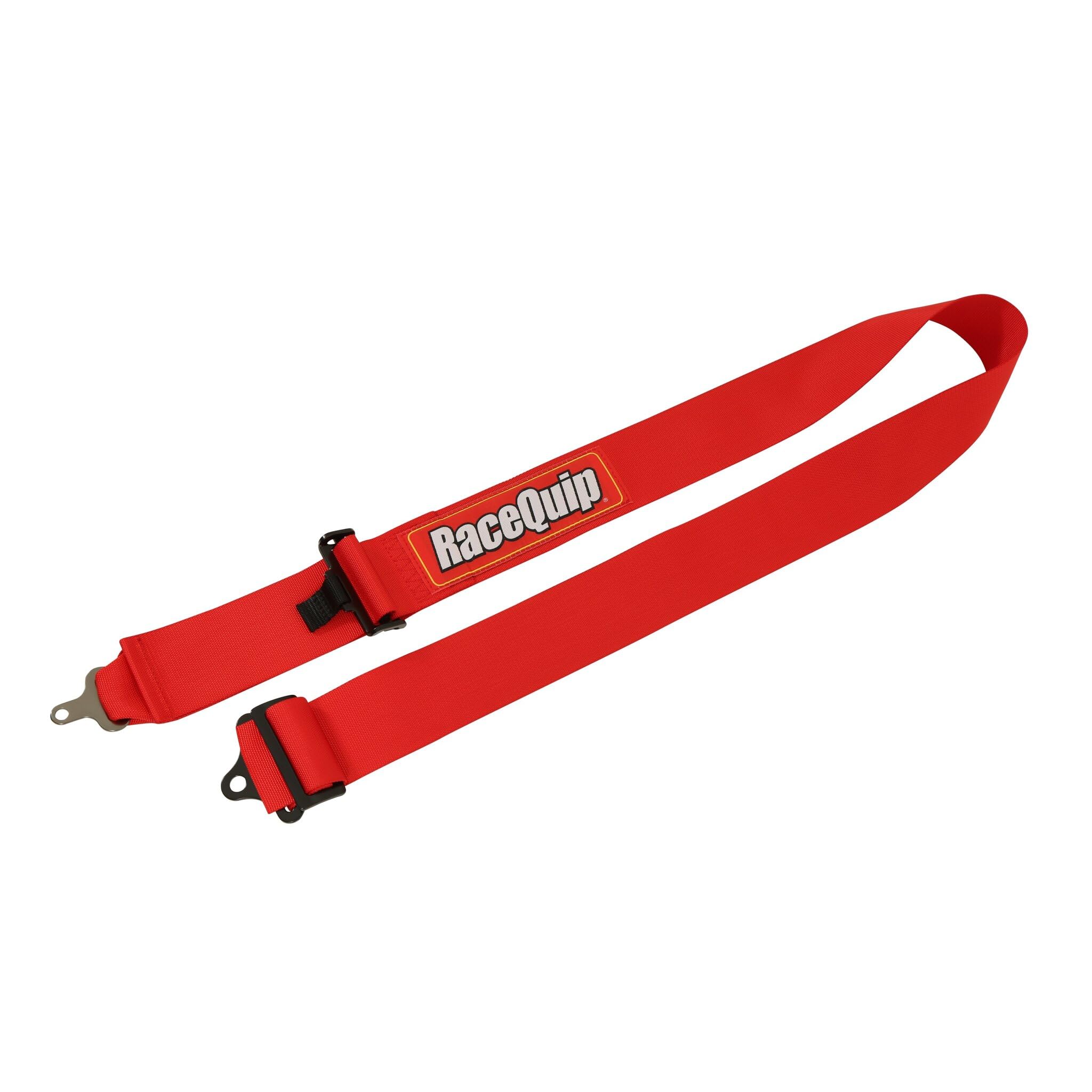 5 Point Harness Racequip 741011RQP - Sportsman - Camlock - SFI 16.1 - Pull Down Adjust - Bolt-On/Wrap Around Red