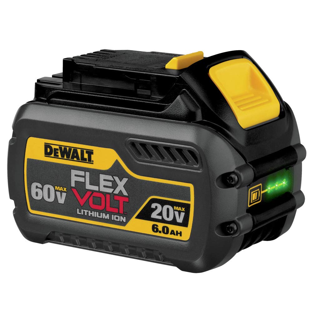 FLEXVOLT DEWALT 20V/60V MAX Lithium Ion Battery, 6.0-Ah (DCB606)