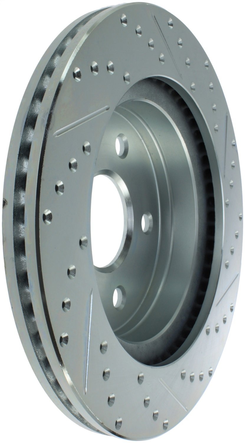 StopTech 227.67053R Brake Rotor Select Sport Drilled and Slotted; Front Right