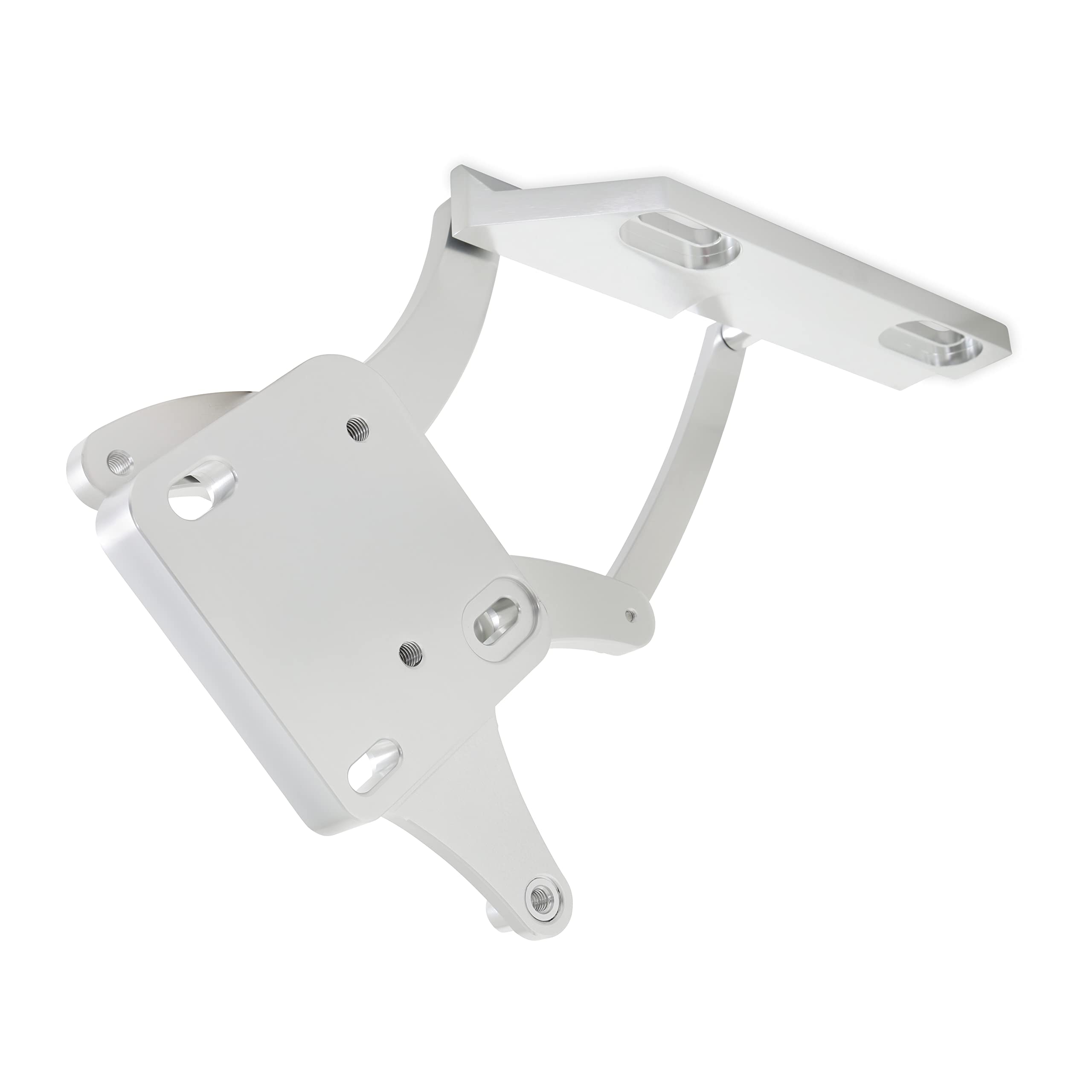Billet Aluminum Hood Hinges Scott Drake C7ZZ-16796-7-P - Polished - Pair