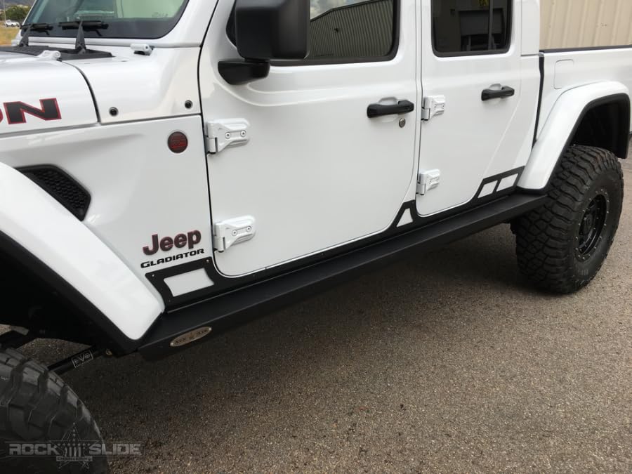 Step-Slider Rocker Guards Rock Slide Engineering for Jeep JT Gladiator 2020-21 (AX-SS-RG-JT4)