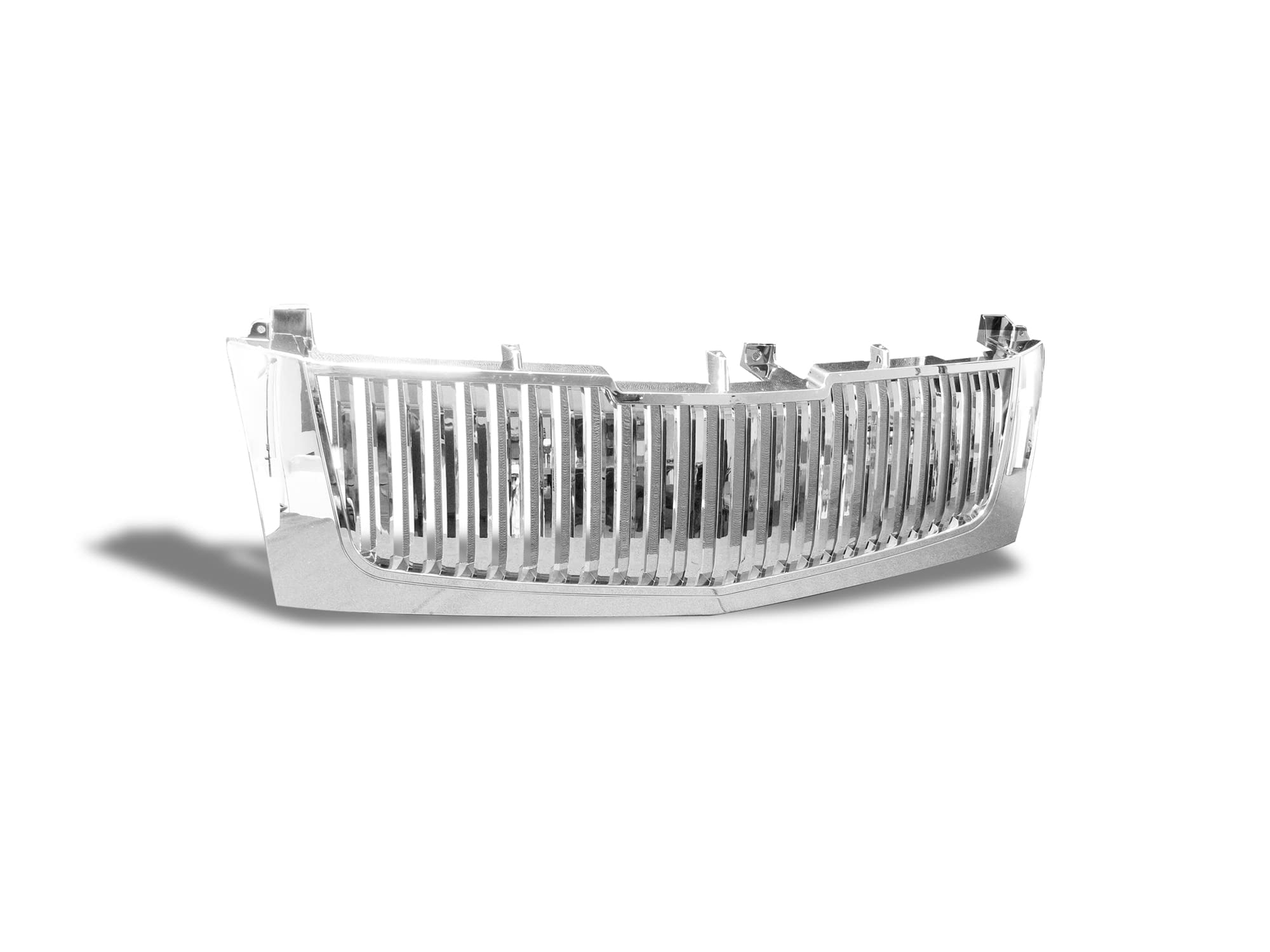 7146921 Armordillo USA Vertical Front Hood Grille - Chrome Fits 2002-2006 Cadillac Escalade