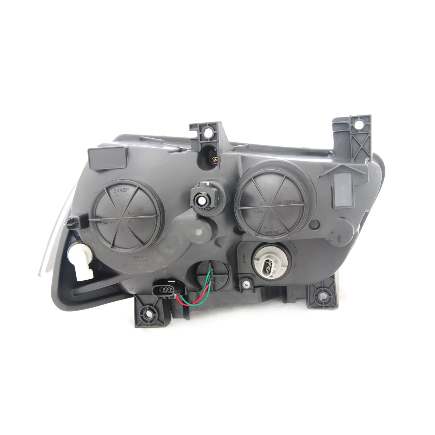 Left TYC Headlight Assembly Compatible with 2011-2014 Dodge Charger