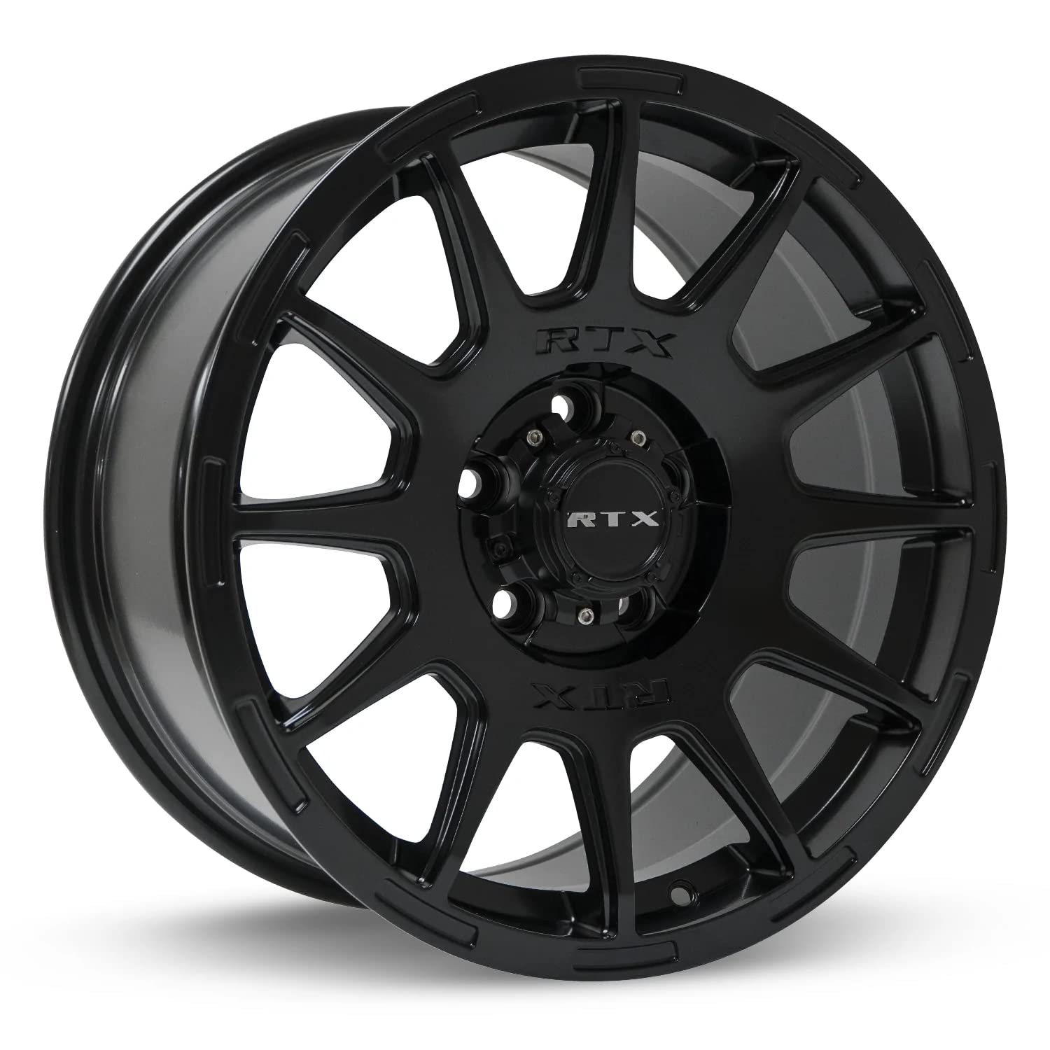 Custom RTX MINI BAJA Wheel - 17x8.5, 35 Offset, 5x114.3 Bolt Pattern, 73.1mm Hub - Satin Black Rim