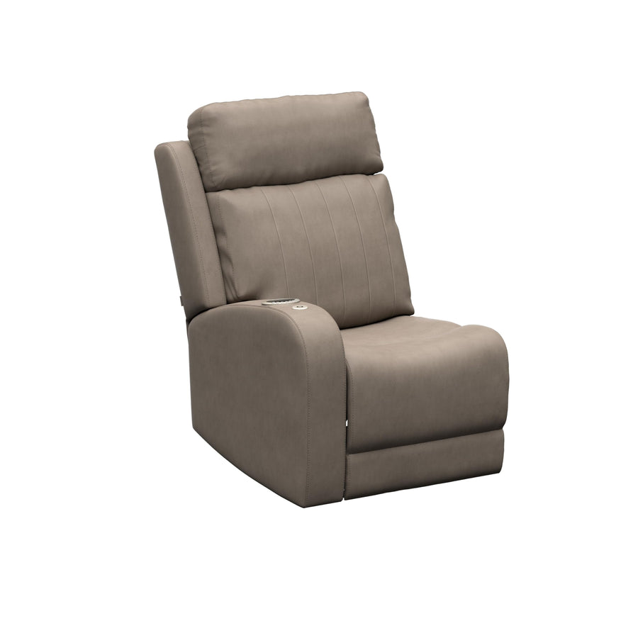 THOMAS PAYNE Driftwood Signature Seismic Series RV Theater Seating Right Arm Recliner with Power Adjustable Lumbar, Headrest, Reclining, Heating, Massage, Integrated Cupholder Controls - 2024044196