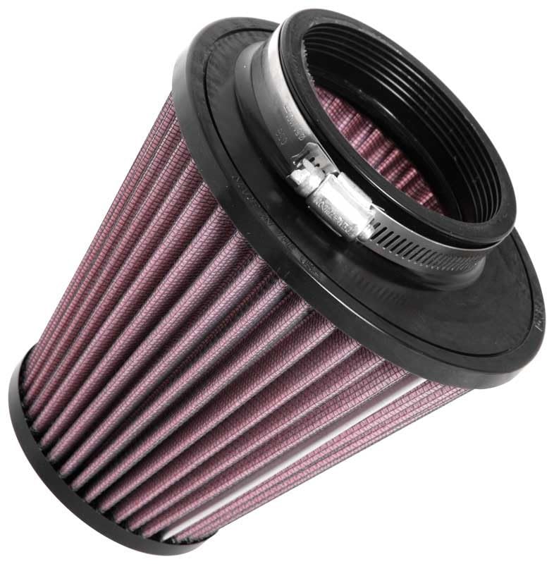 High-Flow K&N Original Lifetime Universal Clamp-On Air Filter: High Performance, Premium: Flange Diameter: 3.25 In, Filter Height: 5.4375 In, Flange Length: 0.78125 In, Shape: Round Tapered, RU-1637