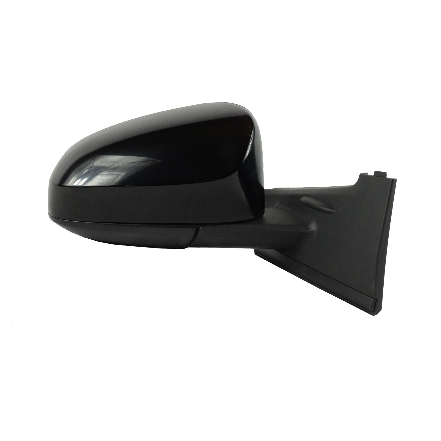 Mirror Passenger Side for Toyota Yaris Hatchback CE, L, LE Models, France Built, Textured Mount, w/PTM Cover, w/Textured Strip on Bottom Mount, Foldaway, Manual
