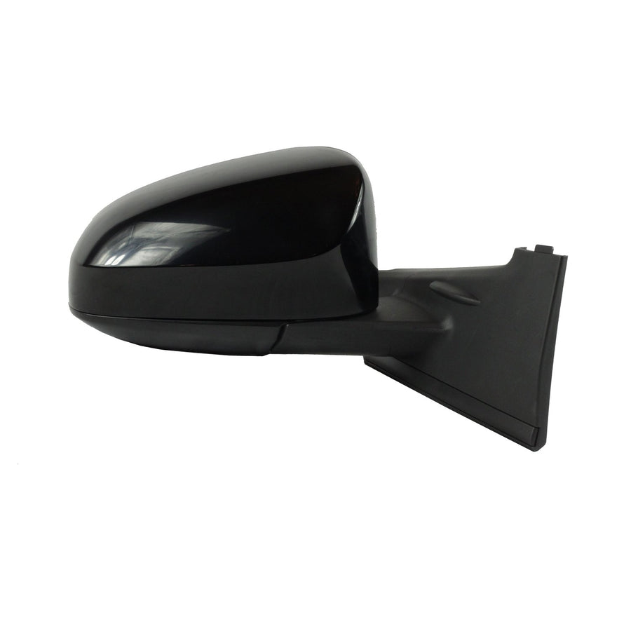 Mirror Passenger Side for Toyota Yaris Hatchback CE, L, LE Models, France Built, Textured Mount, w/PTM Cover, w/Textured Strip on Bottom Mount, Foldaway, Manual