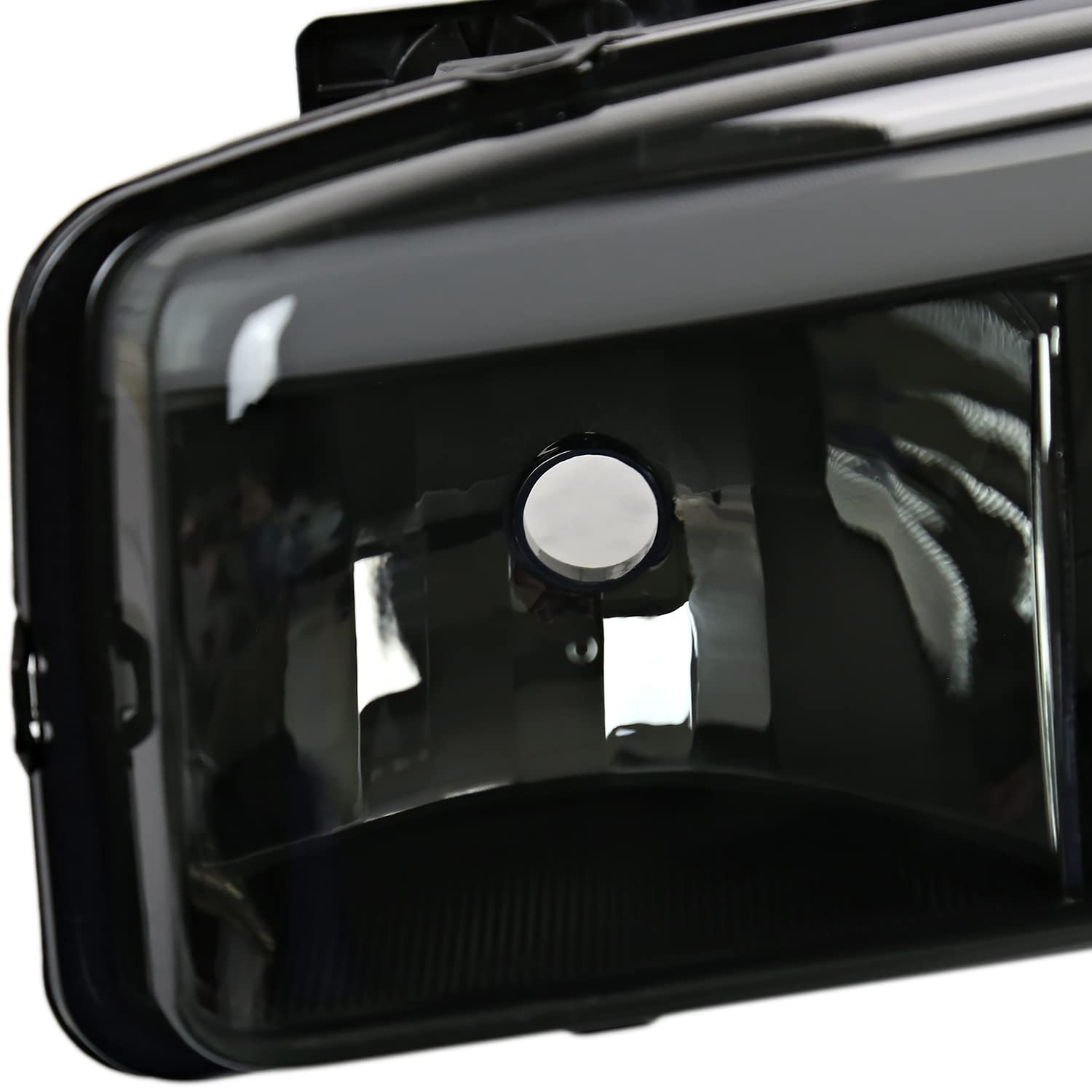 Black Smoke LED Tube Headlights + Sequential Bumper Lights SPEC-D TUNING Compatible with 2000-2006 GMC Sierra Denali, Yukon XL Denali