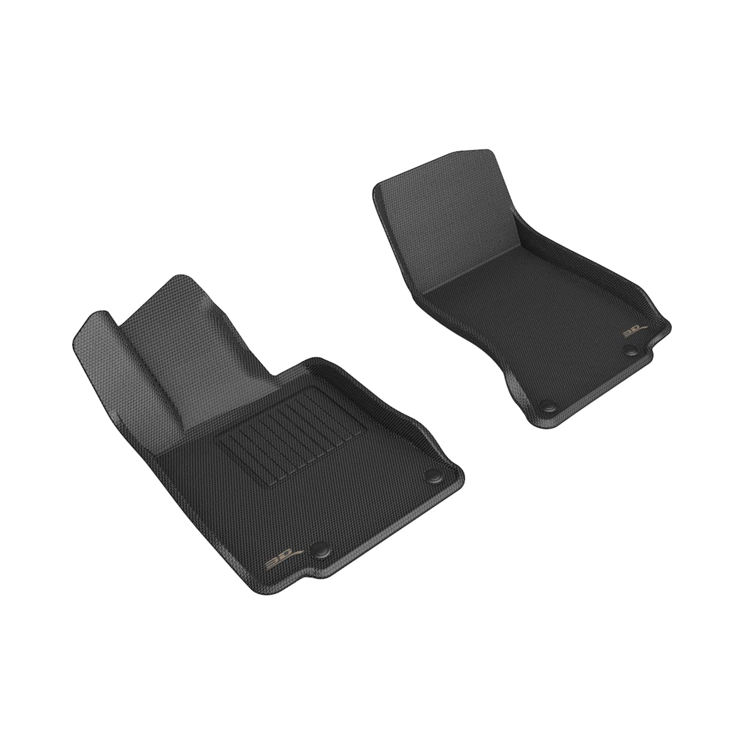 3D MAXpider Kagu Custom Fit Floor Mat (Black) Compatible with Mercedes-Benz C-Class Sedan (W206) 2022-2026 - Front Row