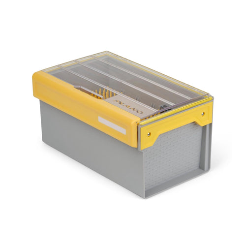 XL Plano Edge Master Crankbait Tackle Storage | Premium Organization with Rust Prevention, Clear/Yellow