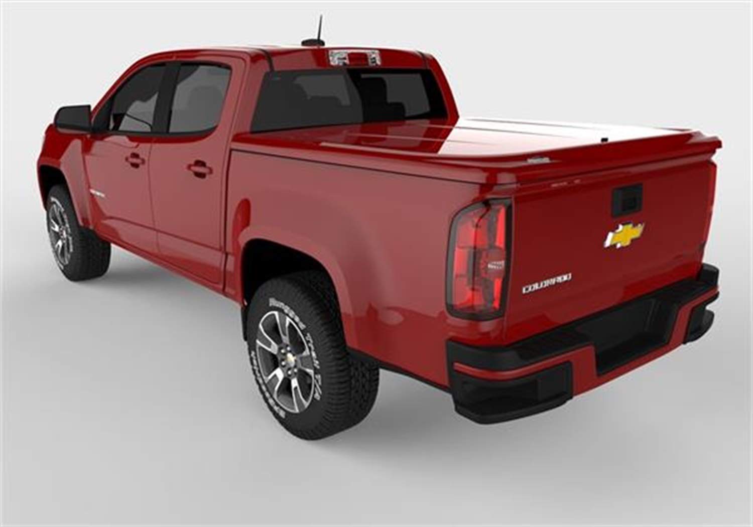 UnderCover RealTruck Lux One-Piece Truck Bed Tonneau Cover | UC1156L-G7C | Fits 2015 - 2020 Chevy/GMC Colorado/Canyon G7C(WA130X) - Pull Me Over Red 5' 3" Bed (62.7")