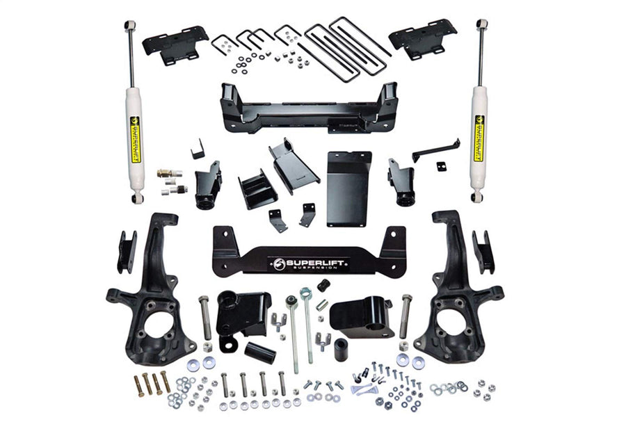 K150 | Superlift | 6" Lift Kit - Complete Lift Kit with Rear Shadow Series Shocks | Fits 2011-2019 Chevrolet Silverado / GMC Sierra 2500HD
