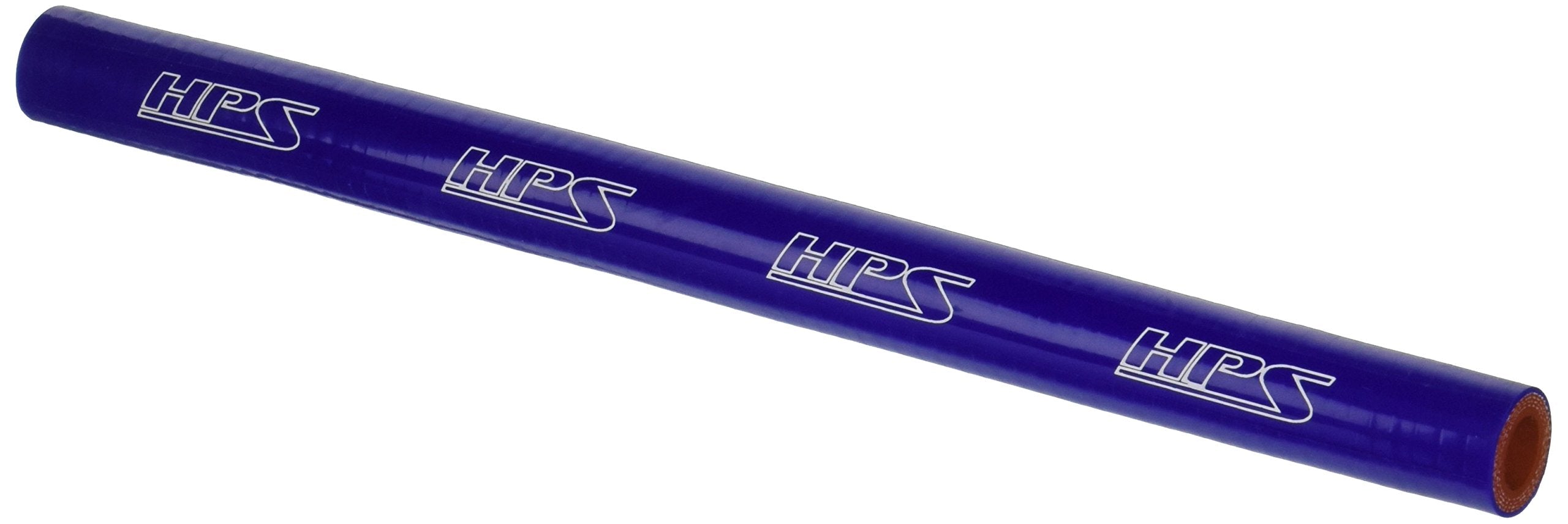 HPS Silicone HTST-050-BLUE High Temperature 4-ply Reinforced Tube Coupler Hose, 100 PSI Maximum Pressure, 12" Length, 1/2" ID, Blue