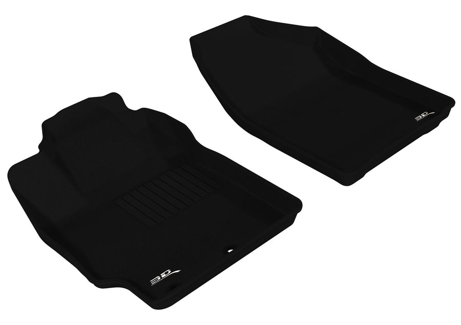 Kagu 3D MAXpider Custom Fit Floor Mat (Black) Compatible with Toyota Prius C 2012-2015 - R1