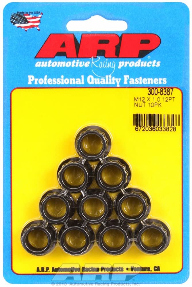 12pt Nut Kit ARP M12 x 1.00 (Package of 10)