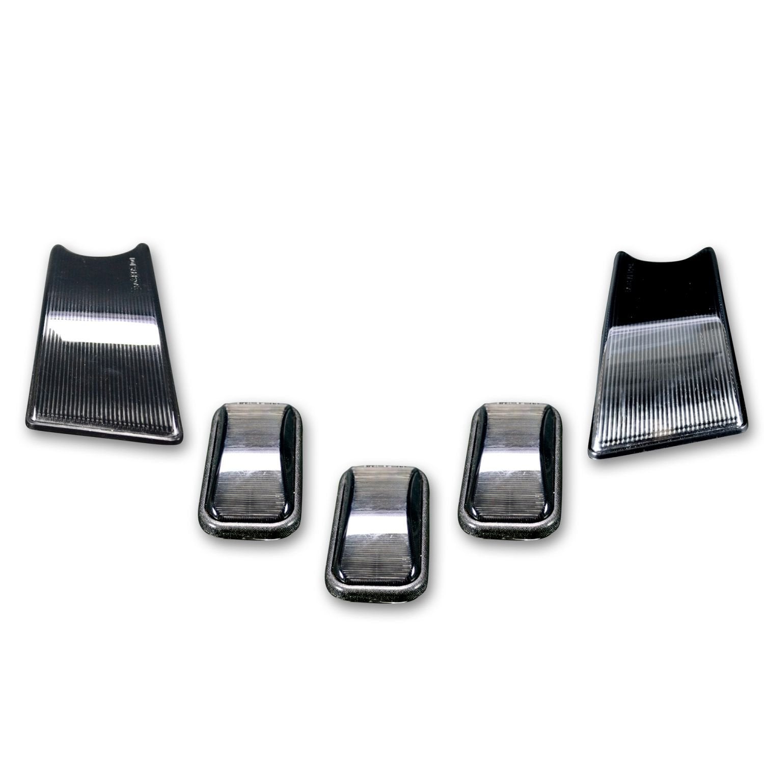 Smoked Recon 264160BK Cab Roof Lights 2002-2006 Hummer H2 / AM General (10-Piece Set)