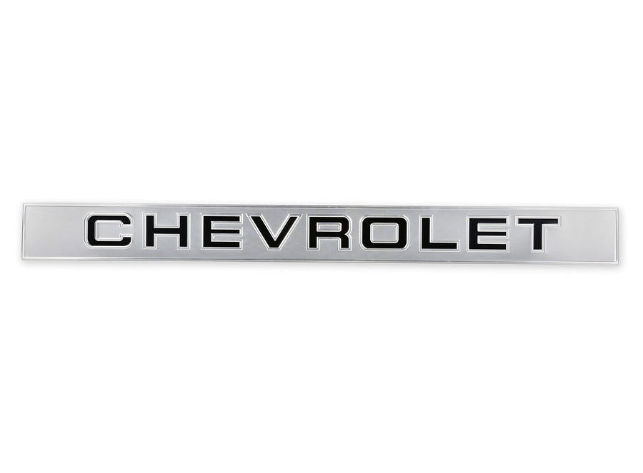 Tailgate Band Molding Brothers Trucks 06-150 - Silver with Black Lettering