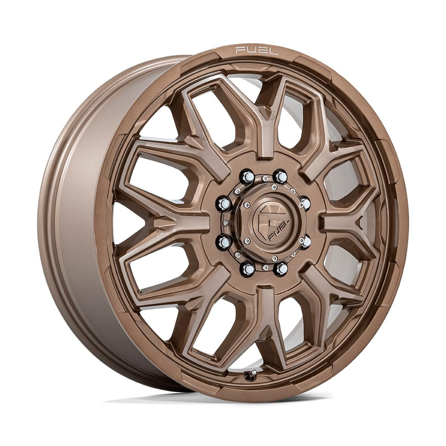 FLUX FUEL OFF-ROAD DUALLY 22X8.25 8X6.5 8.72 104mm PLATINUM BRONZE - D87622828D