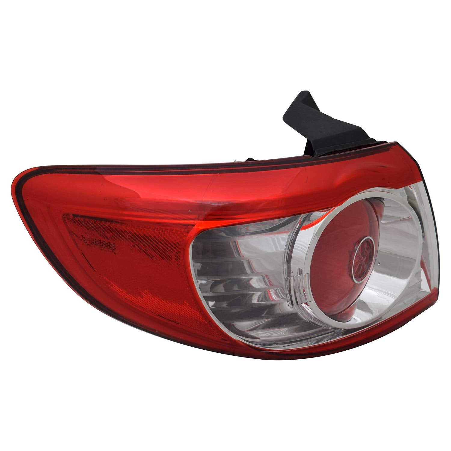 Left TYC Tail Light Assembly Compatible with 2010-2012 Hyundai Santa Fe