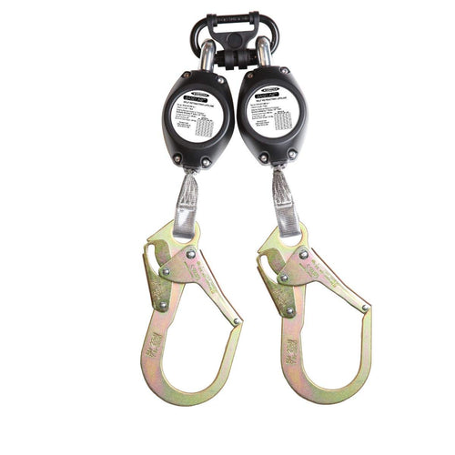 7-Foot Werner R531007-SR Baseline Web Self-Retracting Lifeline W/Steel Rebar, 1per Pack