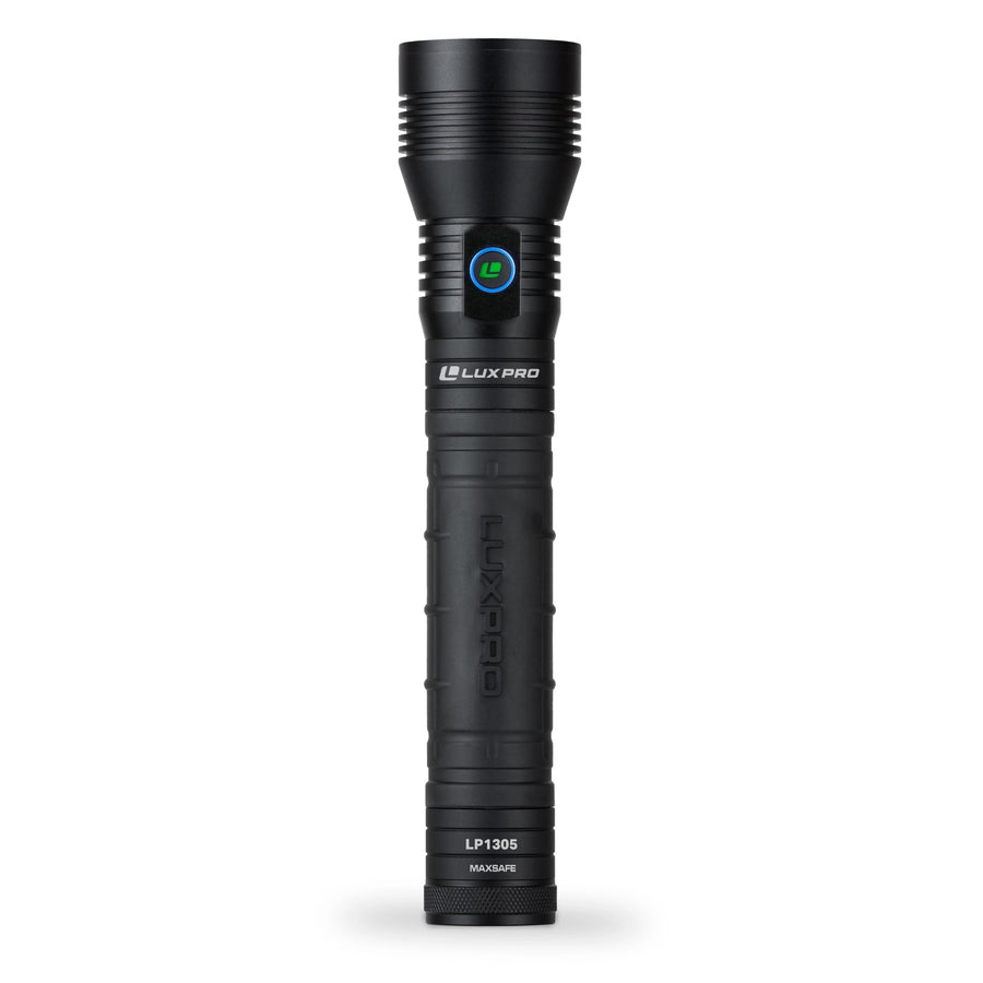 High-Output LUXPRO LP1305 Long-Range Handheld Flashlight - 2000 Lumens - Battery-Powered LED Flashlight for Power Outages, Camping & More - Batteries Included