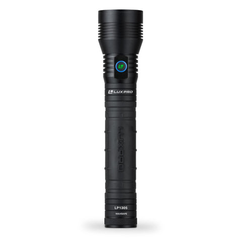 High-Output LUXPRO LP1305 Long-Range Handheld Flashlight - 2000 Lumens - Battery-Powered LED Flashlight for Power Outages, Camping & More - Batteries Included