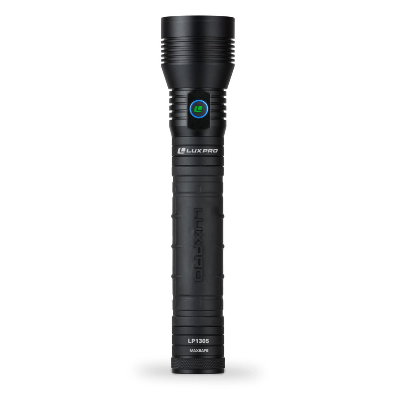 High-Output LUXPRO LP1305 Long-Range Handheld Flashlight - 2000 Lumens - Battery-Powered LED Flashlight for Power Outages, Camping & More - Batteries Included