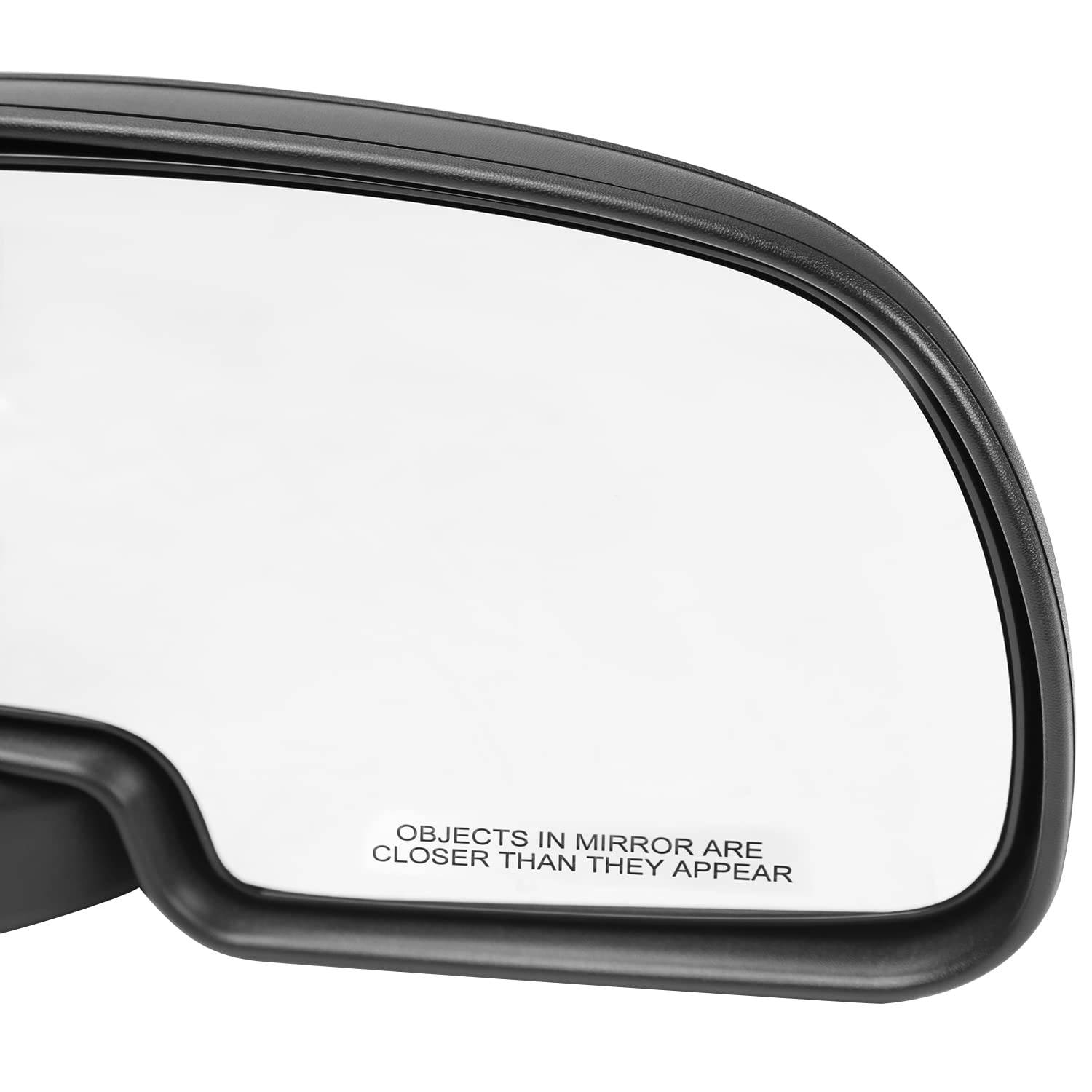 Spec-D Tuning Right Side Glossy Matte Black Manual Side Mirrors Compatible with Chevrolet Chevy S10 1994-2001
