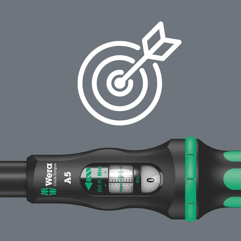 Torque Click-Torque A5 wrench Drive 2 5-25 Nm, Black