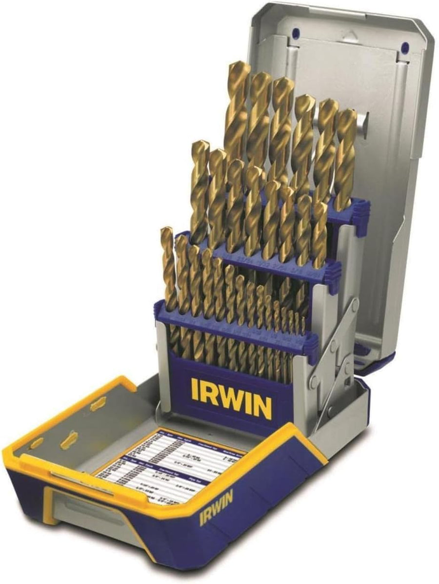 DRILL BIT 29PC INDUST SET CASE TIN COAT