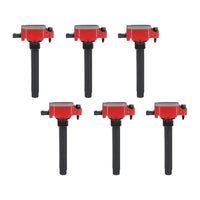 Blaster Series MSD 82736 Ignition Coils, Red, 6-pack