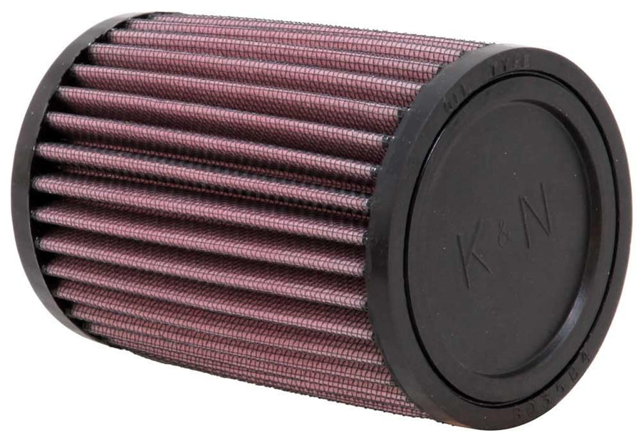 High-Flow K&N Original Lifetime Universal Clamp-On Air Filter: High Performance, Premium, Washable: Flange Diameter: 1.75 In, Filter Height: 5 In, Flange Length: 0.625 In, Shape: Round, RU-0360
