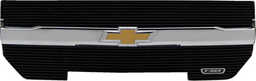 Laser Billet Grille, 2016-2018 Silverado 1500, Black, 2 Pc, Overlay - PN #6211271
